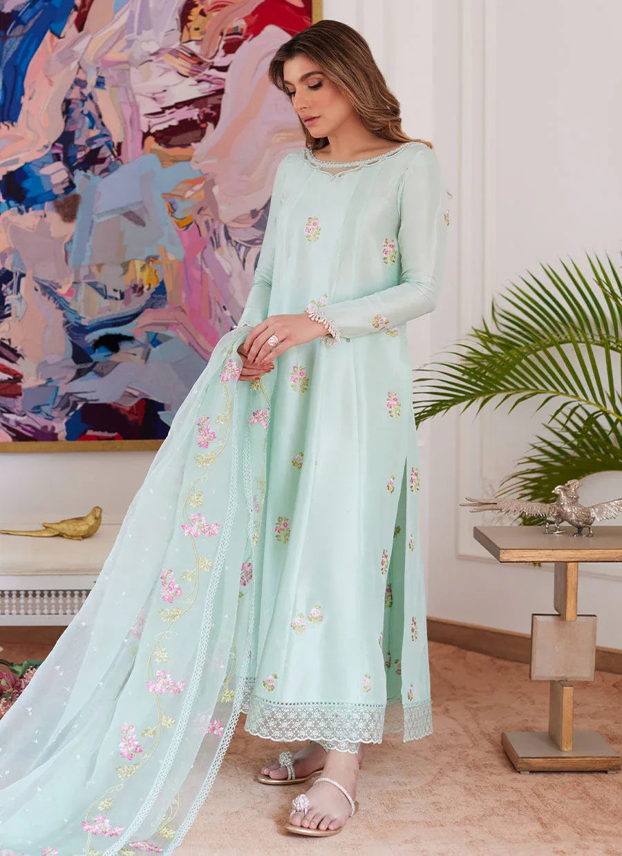 Farah Talib Aziz | Luna Eid Collection 24 | ELYSSIA MINT - Rang-e-Khaas