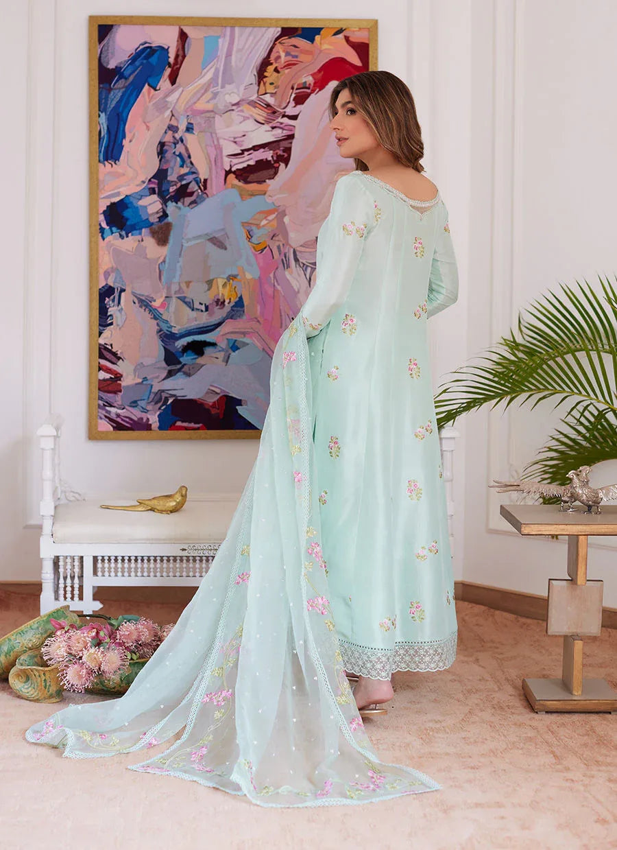 Farah Talib Aziz | Luna Eid Collection 24 | ELYSSIA MINT - Rang-e-Khaas
