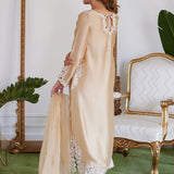Farah Talib Aziz | Luna Eid Collection 24 | MELVINA CHAMPAGNE BEIGE