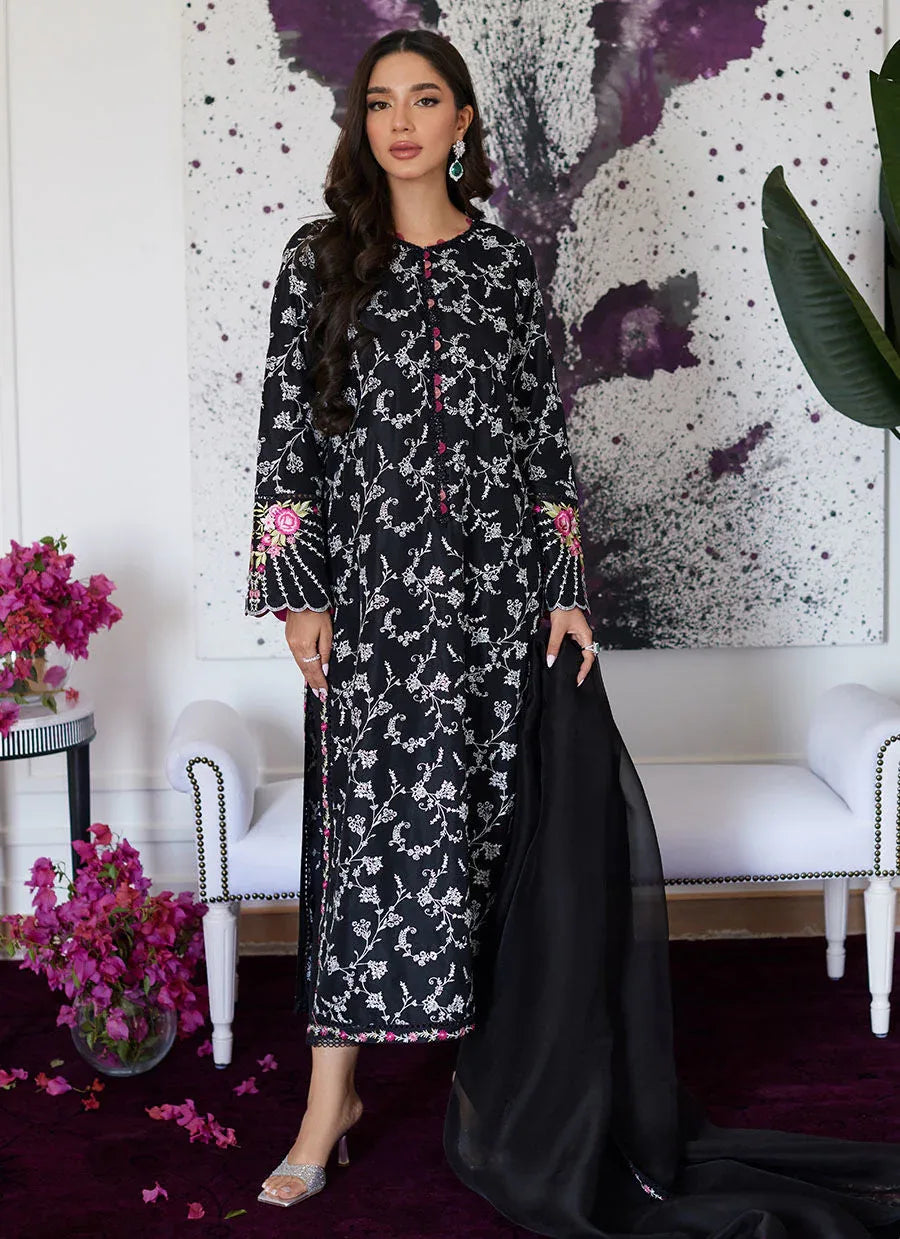 Farah Talib Aziz | Luna Eid Collection 24 | VITTORIA BLACK - Rang-e-Khaas