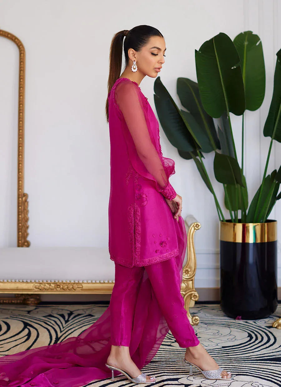 Farah Talib Aziz | Luna Eid Collection 24 | ELIO HOT PINK - Rang-e-Khaas