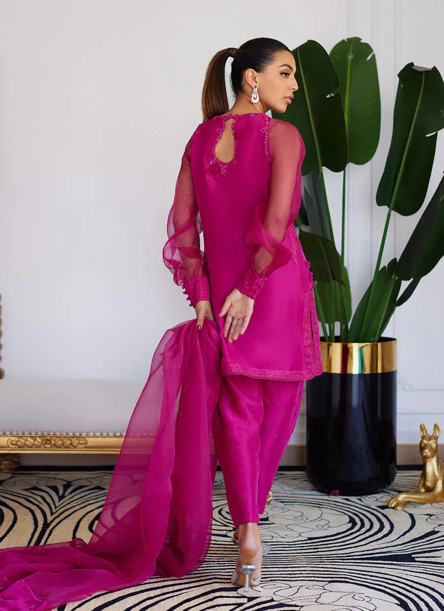Farah Talib Aziz | Luna Eid Collection 24 | ELIO HOT PINK - Rang-e-Khaas