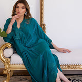 Farah Talib Aziz | Luna Eid Collection 24 | EMMELINE EMERALD CREPE