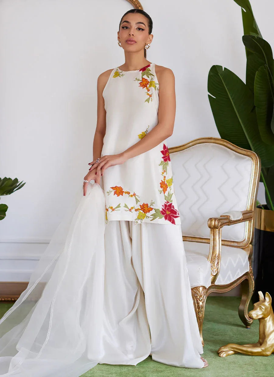 Farah Talib Aziz | Luna Eid Collection 24 | JULIET IVORY - Rang-e-Khaas