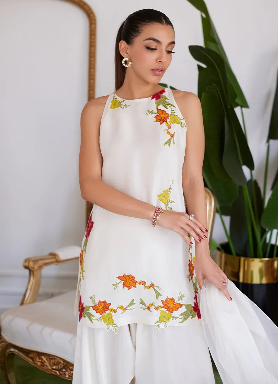 Farah Talib Aziz | Luna Eid Collection 24 | JULIET IVORY - Rang-e-Khaas