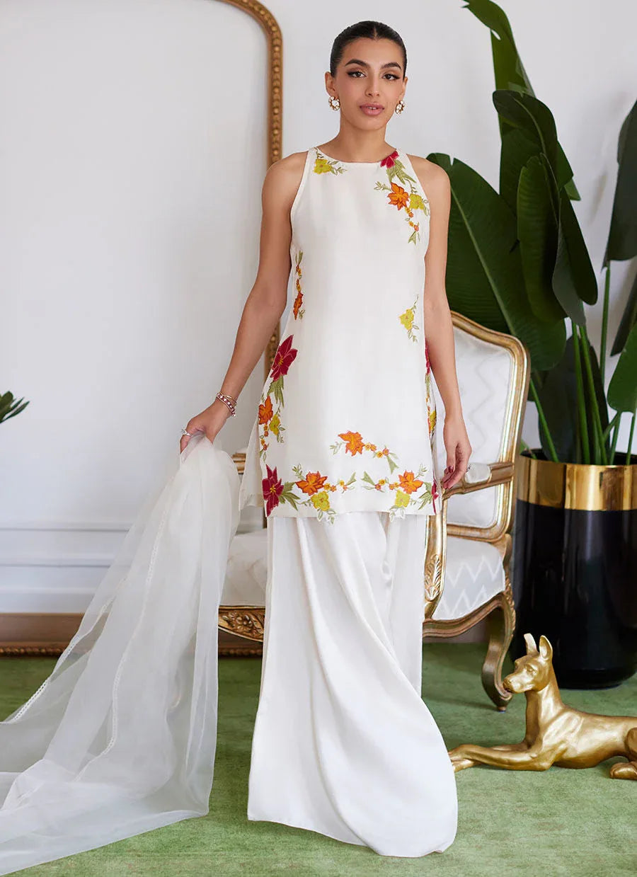 Farah Talib Aziz | Luna Eid Collection 24 | JULIET IVORY - Rang-e-Khaas