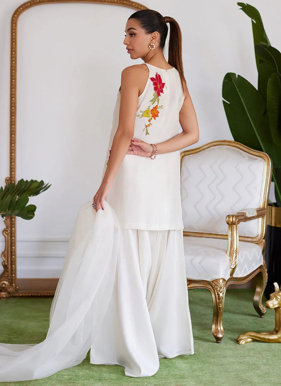 Farah Talib Aziz | Luna Eid Collection 24 | JULIET IVORY - Rang-e-Khaas