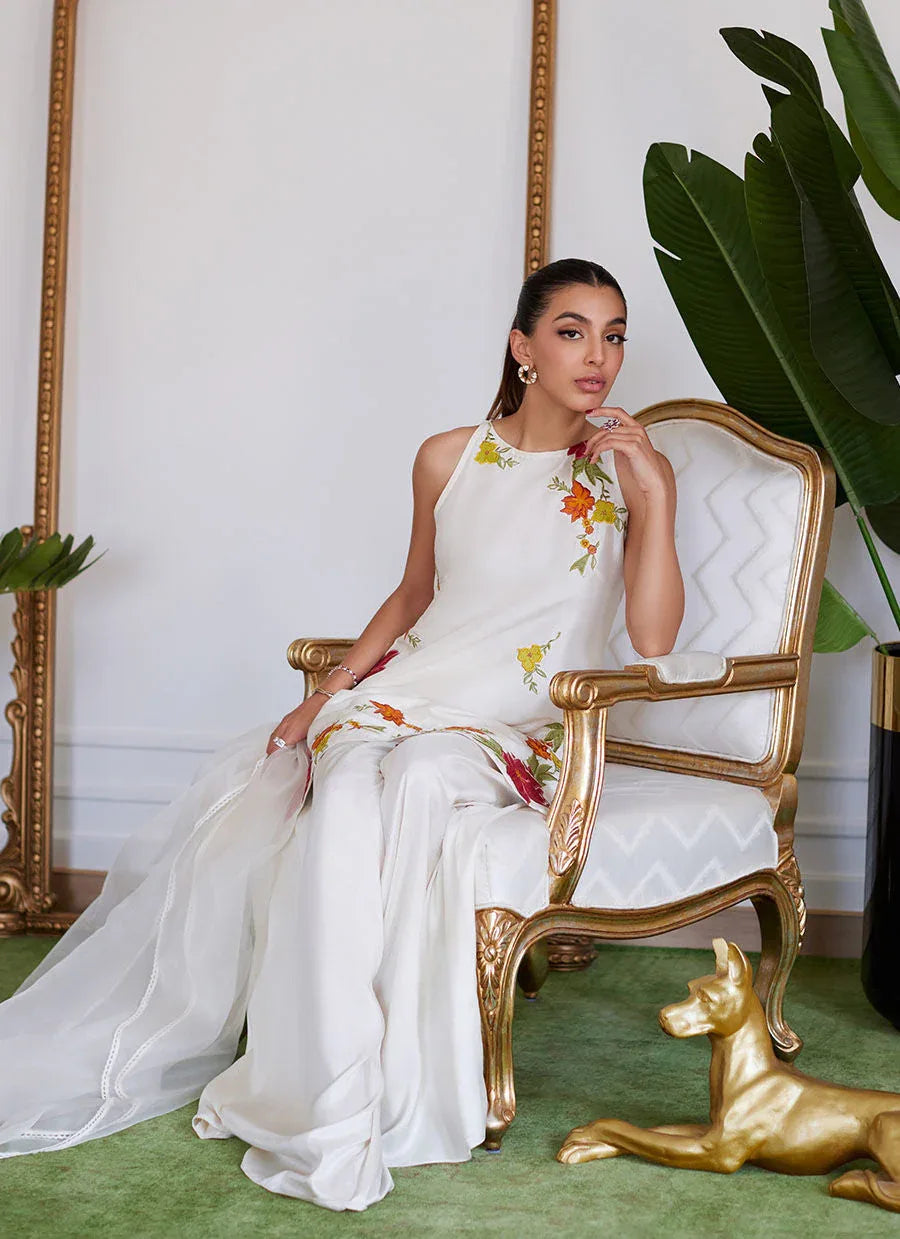Farah Talib Aziz | Luna Eid Collection 24 | JULIET IVORY - Rang-e-Khaas