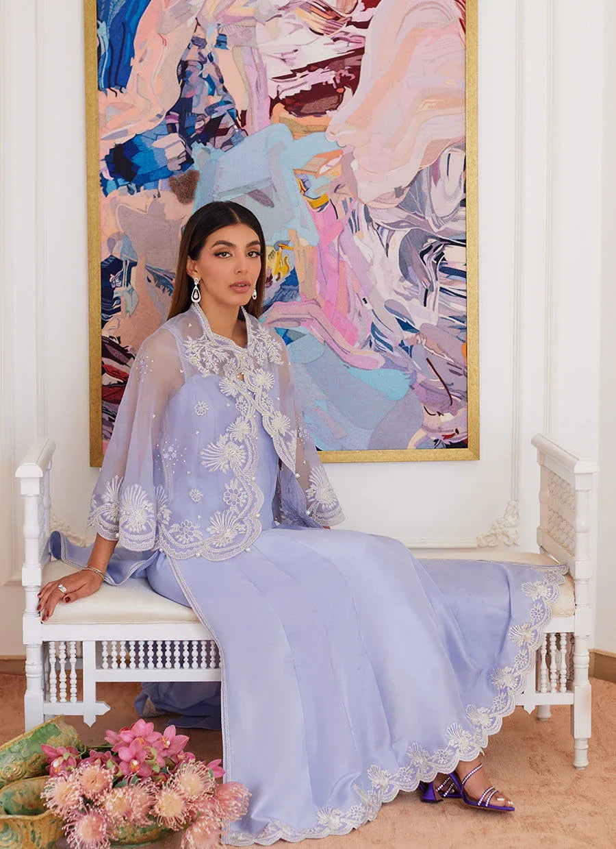 Farah Talib Aziz | Luna Eid Collection 24 | FLEUR LAVENDER - Rang-e-Khaas