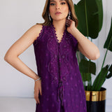 Farah Talib Aziz | Luna Eid Collection 24 | VIOLETTE WILD BERRY OMBRE