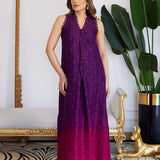 Farah Talib Aziz | Luna Eid Collection 24 | VIOLETTE WILD BERRY OMBRE