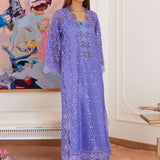Farah Talib Aziz | Luna Eid Collection 24 | EVANTHIA PERIWINKLE