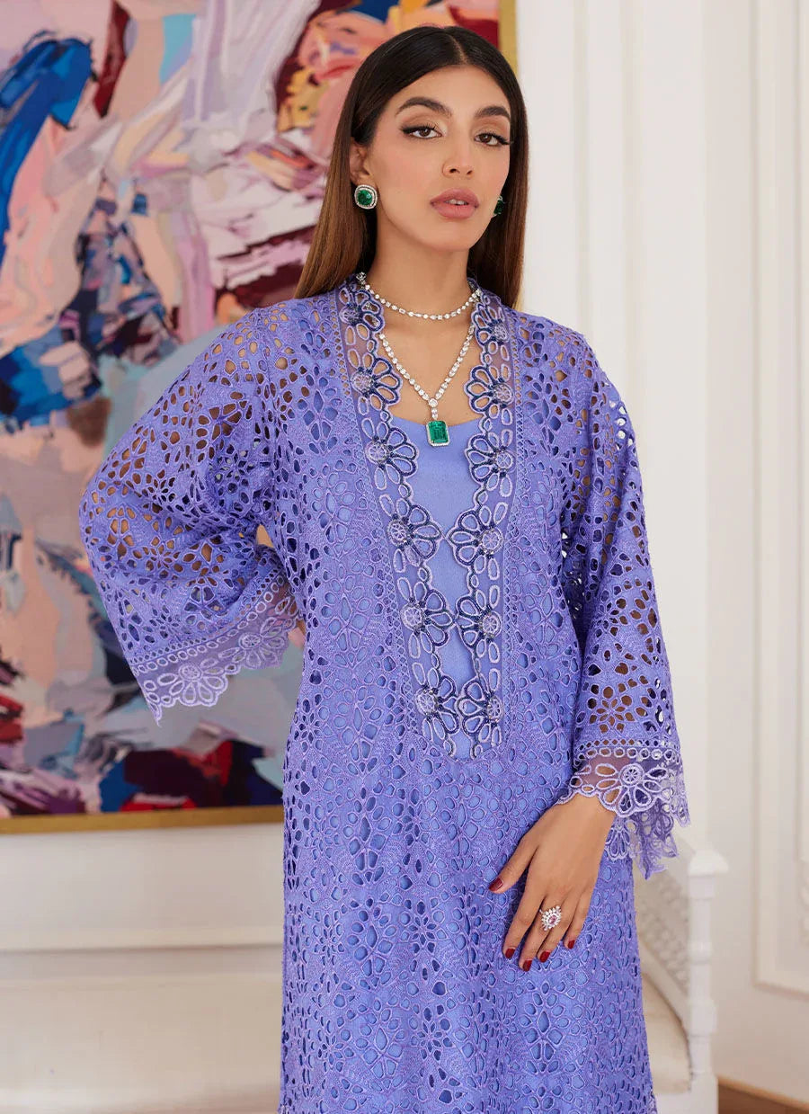 Farah Talib Aziz | Luna Eid Collection 24 | EVANTHIA PERIWINKLE - Rang-e-Khaas