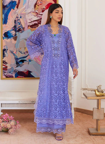 Farah Talib Aziz | Luna Eid Collection 24 | EVANTHIA PERIWINKLE - Rang-e-Khaas