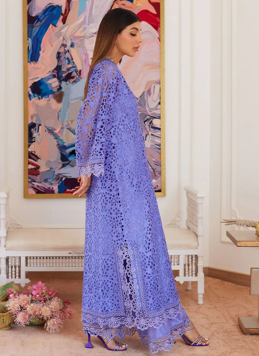 Farah Talib Aziz | Luna Eid Collection 24 | EVANTHIA PERIWINKLE - Rang-e-Khaas