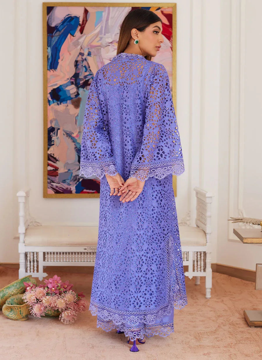 Farah Talib Aziz | Luna Eid Collection 24 | EVANTHIA PERIWINKLE - Rang-e-Khaas