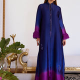 Farah Talib Aziz | Designer Picks 24 | MORGANA OMBRE SHISHA SILK LONG SHIRT