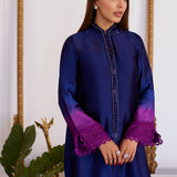Farah Talib Aziz | Designer Picks 24 | MORGANA OMBRE SHISHA SILK LONG SHIRT