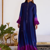Farah Talib Aziz | Designer Picks 24 | MORGANA OMBRE SHISHA SILK LONG SHIRT