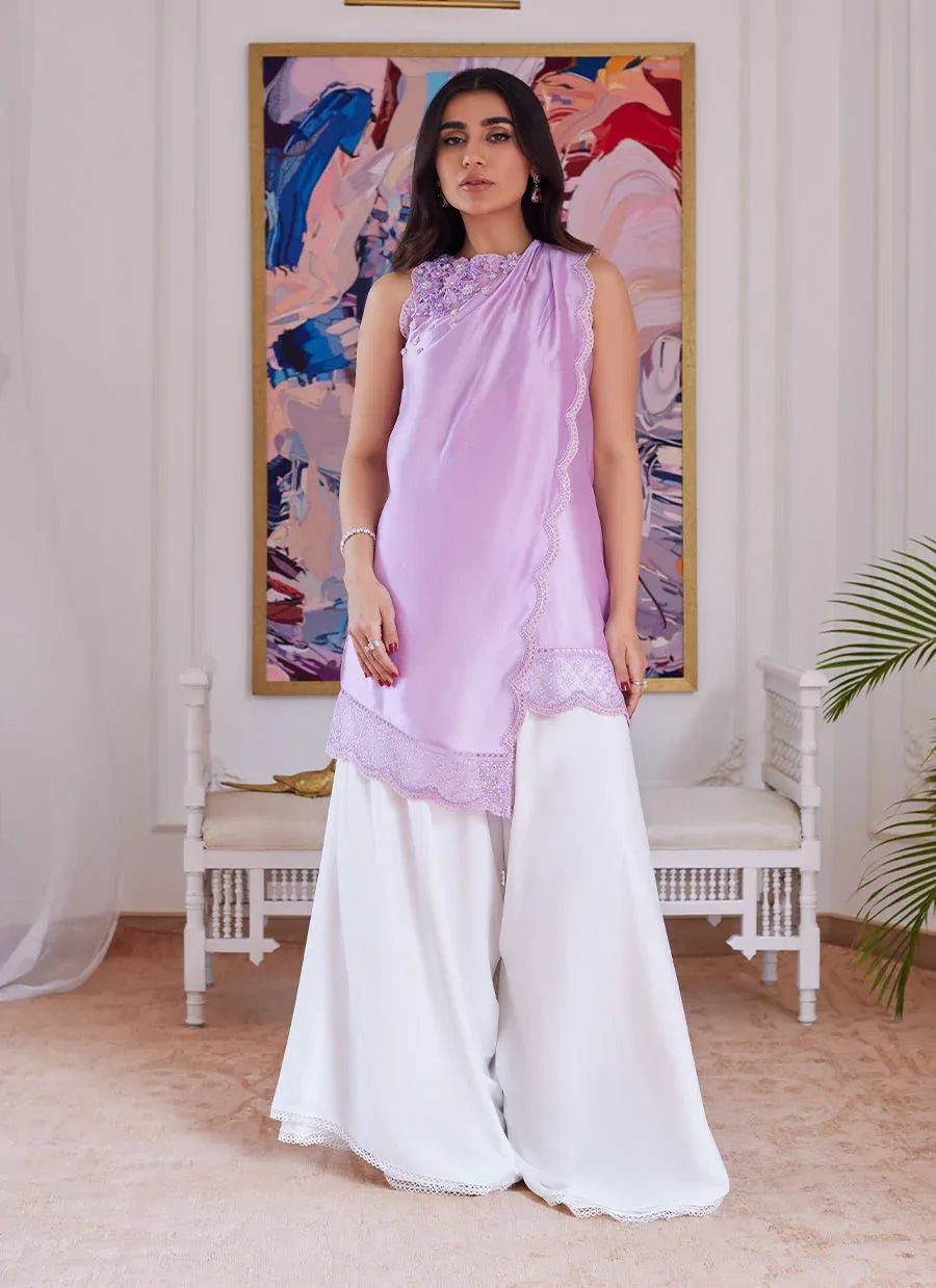 Farah Talib Aziz | Luna Eid Collection 24 | SUZETTE LAVENDER - Rang-e-Khaas