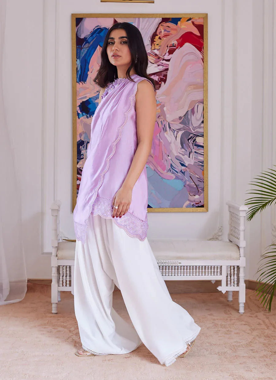Farah Talib Aziz | Luna Eid Collection 24 | SUZETTE LAVENDER - Rang-e-Khaas