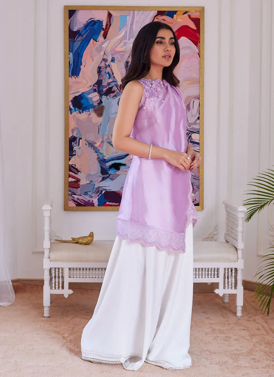 Farah Talib Aziz | Luna Eid Collection 24 | SUZETTE LAVENDER - Rang-e-Khaas