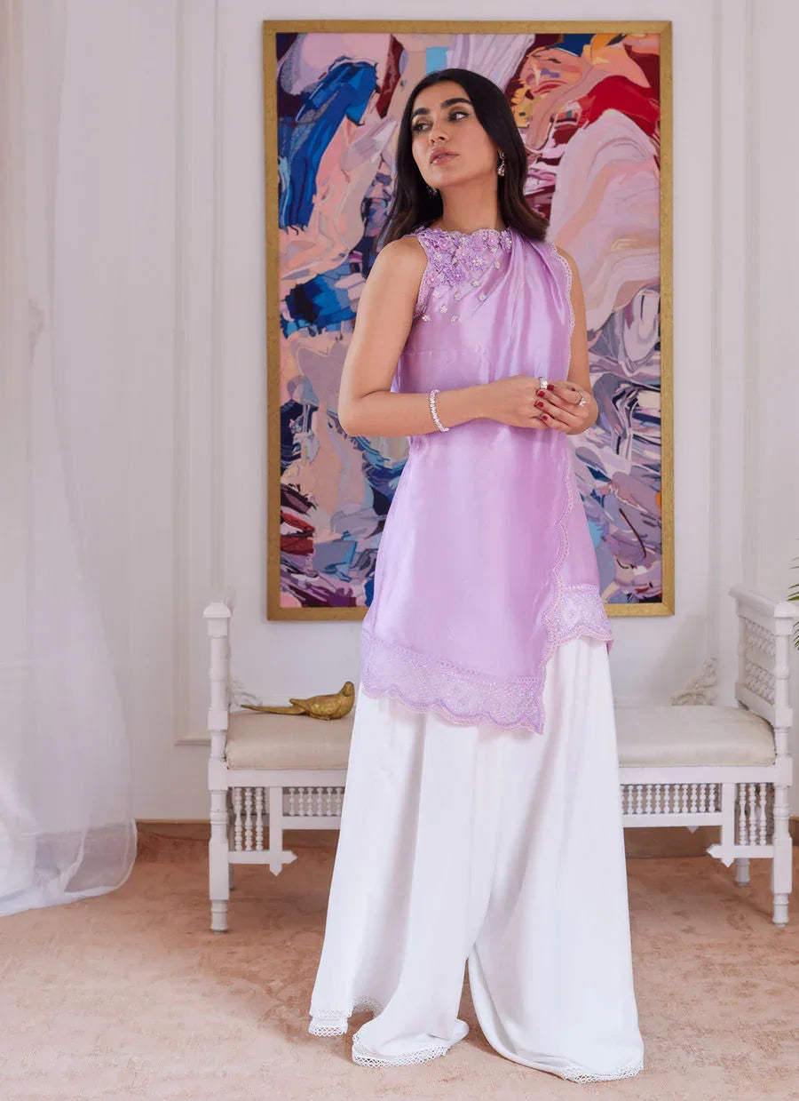 Farah Talib Aziz | Luna Eid Collection 24 | SUZETTE LAVENDER - Rang-e-Khaas