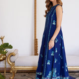 Farah Talib Aziz | Luna Eid Collection 24 | ELSYEE ROYAL BLUE