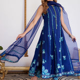 Farah Talib Aziz | Luna Eid Collection 24 | ELSYEE ROYAL BLUE