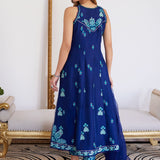 Farah Talib Aziz | Luna Eid Collection 24 | ELSYEE ROYAL BLUE