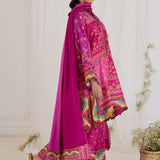 Farah Talib Aziz | Designer Picks 24 | LUZ MAGENTA SHIRT AND DUPATTA
