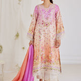 Farah Talib Aziz | Designer Picks 24 | MAURA OMBRE SHIRT AND DUPATTA