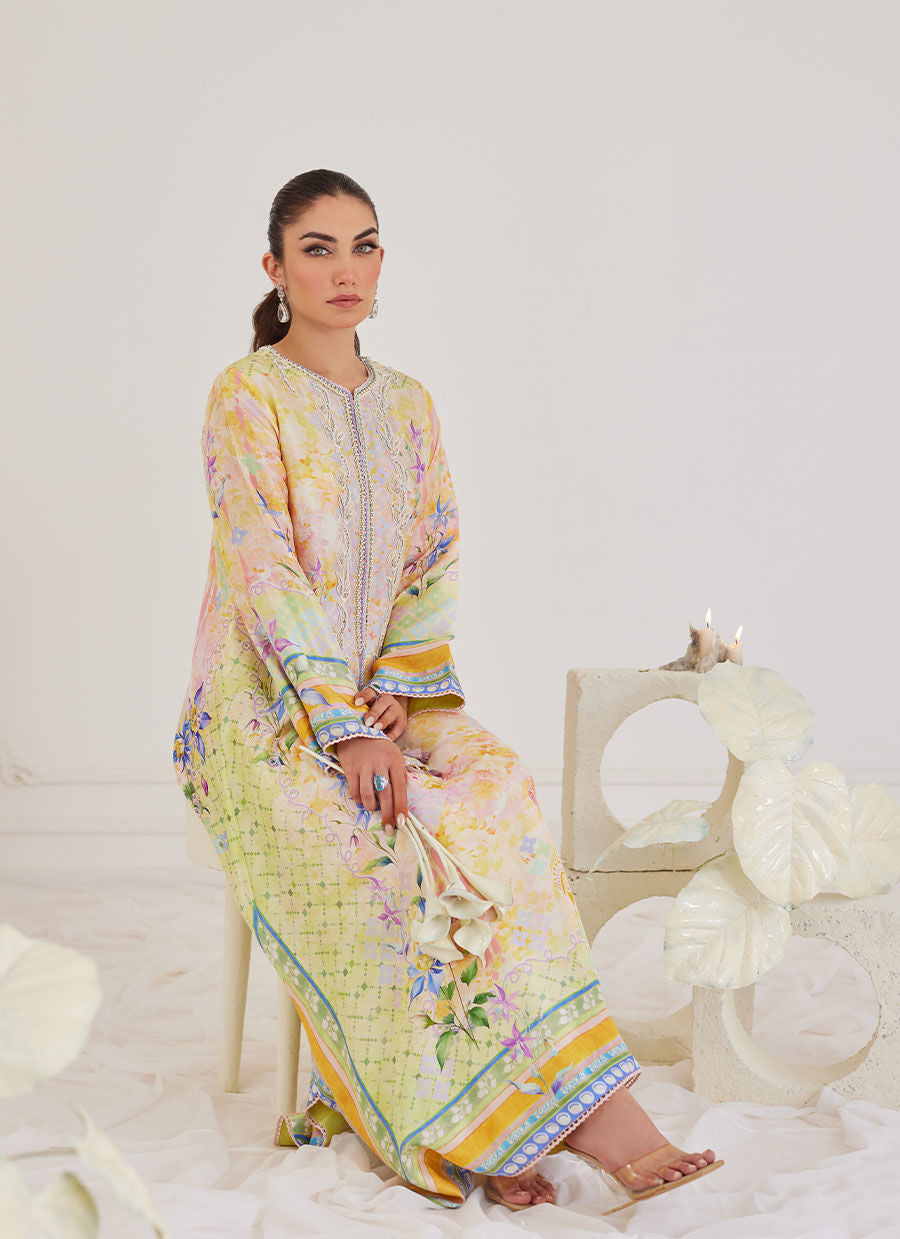 Farah Talib Aziz | Designer Picks 24 | BLANCA RAW SILK KAFTAN