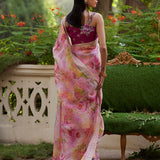 Farah Talib Aziz | Mayna Festive Prints 24 | Marzeia Saree