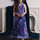 Farah Talib Aziz | Velvets The After Party | ISABEL PERIWINKLE SHIRT AND DUPATTA