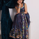 Farah Talib Aziz | Velvets The After Party | ALIXIA CHARMEUSE SAREE WITH VELVET BLOUSE