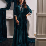 Farah Talib Aziz | Velvets The After Party | ALITA EMERALD KAFTAN