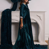 Farah Talib Aziz | Velvets The After Party | ALITA EMERALD KAFTAN