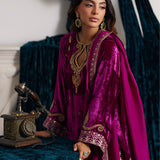 Farah Talib Aziz | Velvets The After Party | EMILI VELVET SHIRT AND DUPATTA
