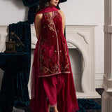 Farah Talib Aziz | Velvets The After Party | ISMAYA SHIRT AND DUPATTA