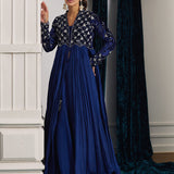 Farah Talib Aziz | Velvets The After Party | KISMET PERSIAN BLUE KALIDAAR