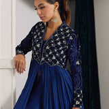 Farah Talib Aziz | Velvets The After Party | KISMET PERSIAN BLUE KALIDAAR