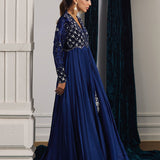 Farah Talib Aziz | Velvets The After Party | KISMET PERSIAN BLUE KALIDAAR