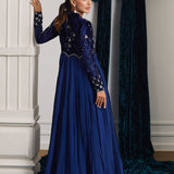 Farah Talib Aziz | Velvets The After Party | KISMET PERSIAN BLUE KALIDAAR