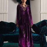 Farah Talib Aziz | Velvets The After Party | NIA OMBRE VELVET KAFTAN