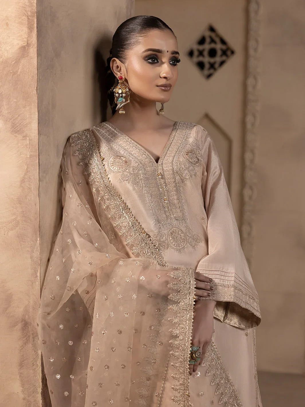 Hem Stitch | Raw Silk Edit 25 |Janan - Rang-e-Khaas