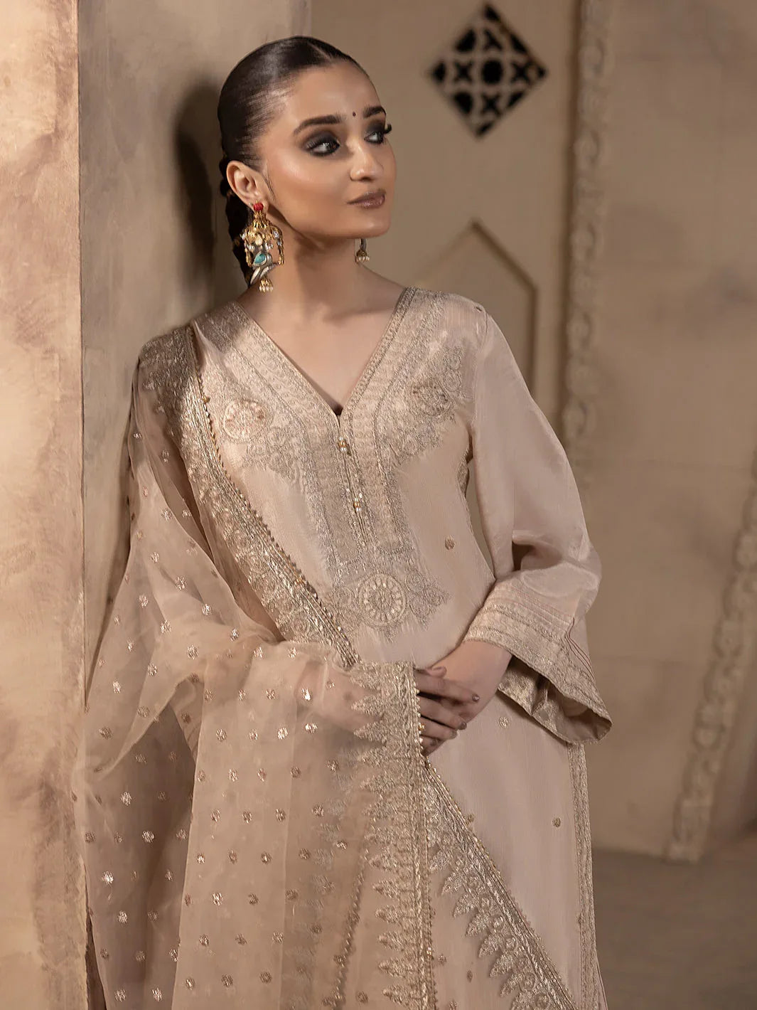 Hem Stitch | Raw Silk Edit 25 |Janan - Rang-e-Khaas