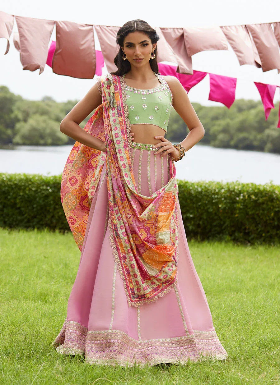 Farah Talib Aziz | Mayna Festive Luxe Pret | Raga Lehnga Choli - Rang-e-Khaas