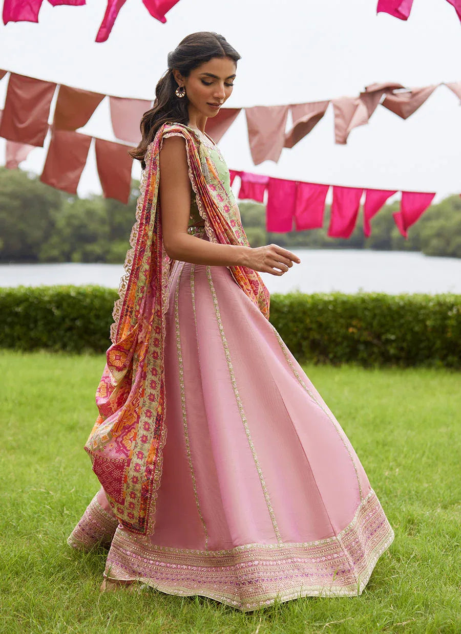 Farah Talib Aziz | Mayna Festive Luxe Pret | Raga Lehnga Choli - Rang-e-Khaas