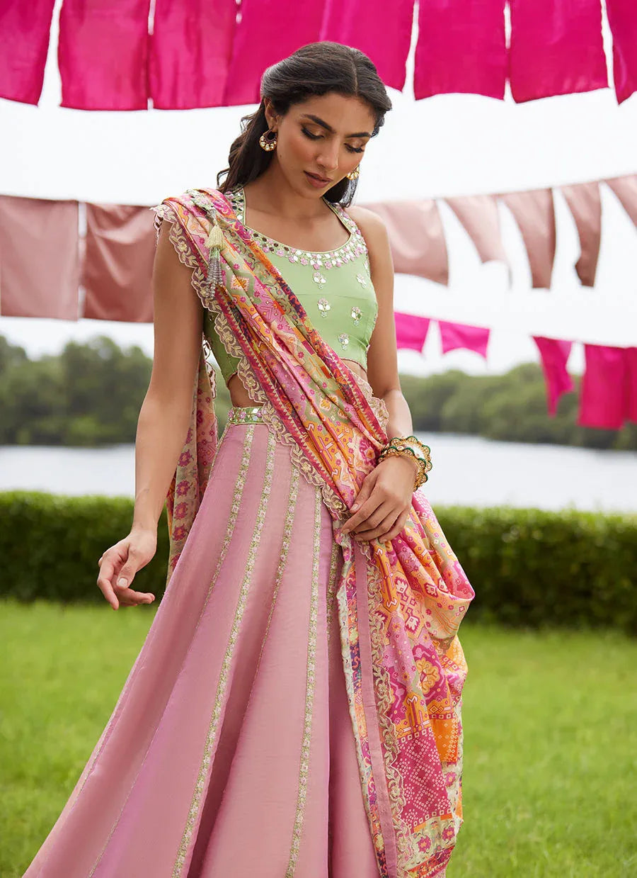Farah Talib Aziz | Mayna Festive Luxe Pret | Raga Lehnga Choli - Rang-e-Khaas